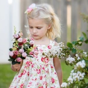 Floral Kids Casual Dress